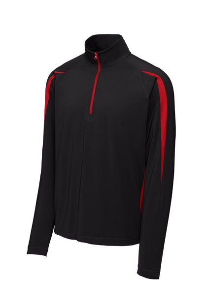 Black/ True Red