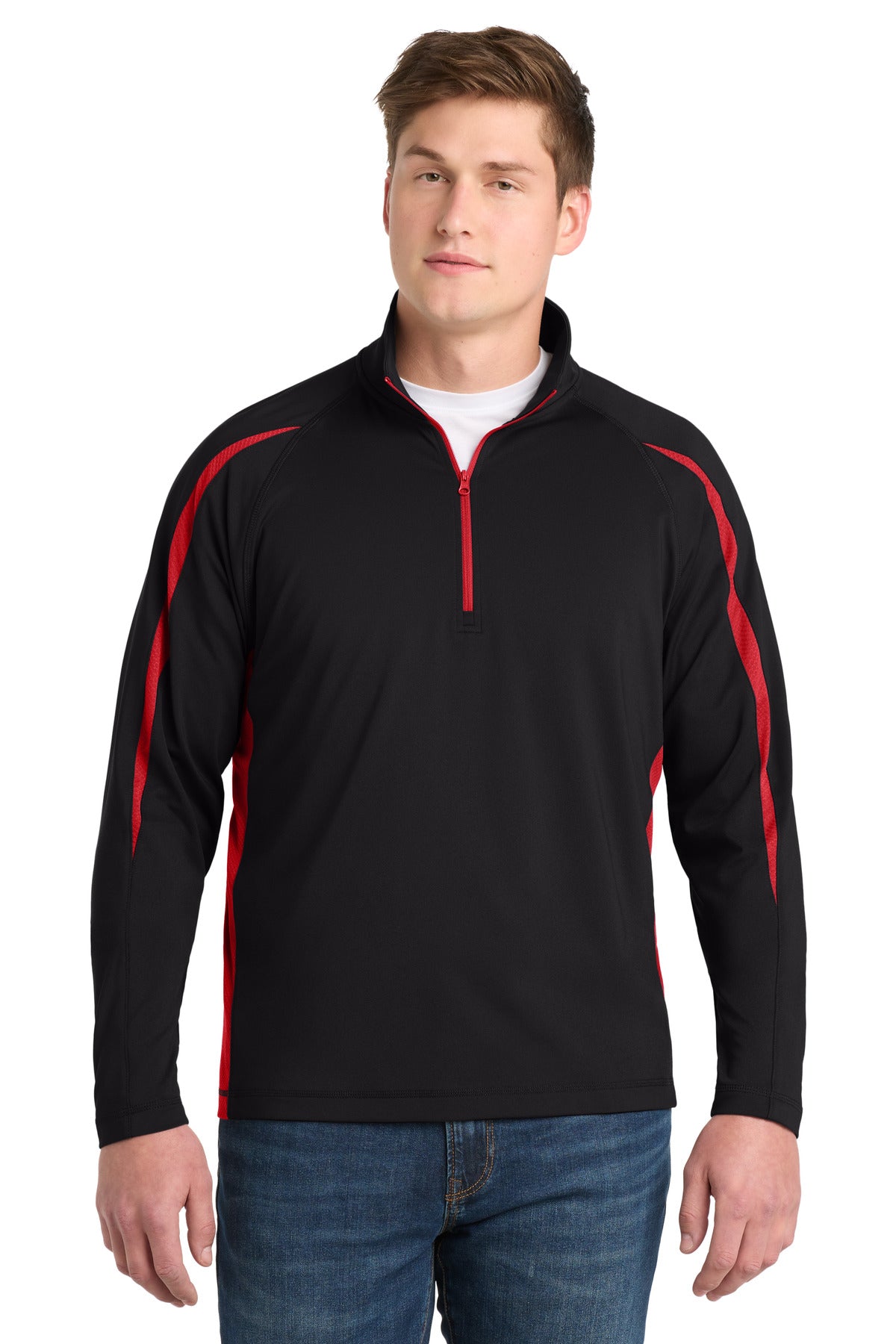 Black/ True Red