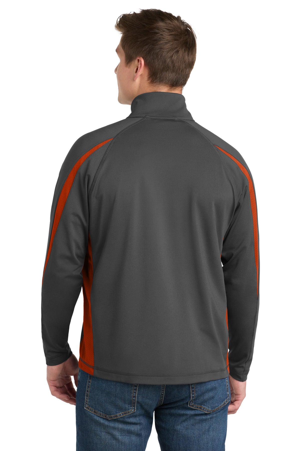 Charcoal Grey/ Deep Orange