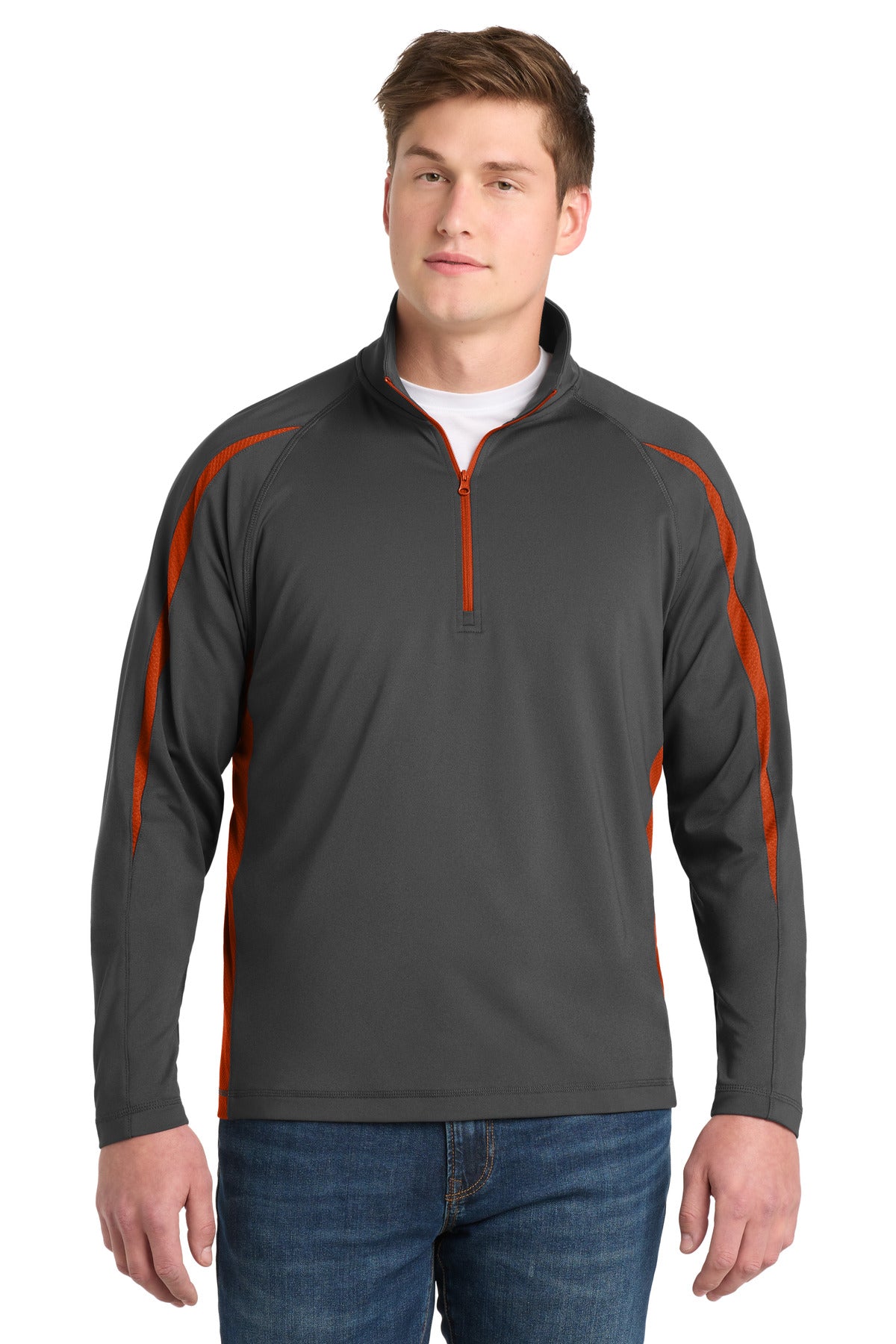 Charcoal Grey/ Deep Orange