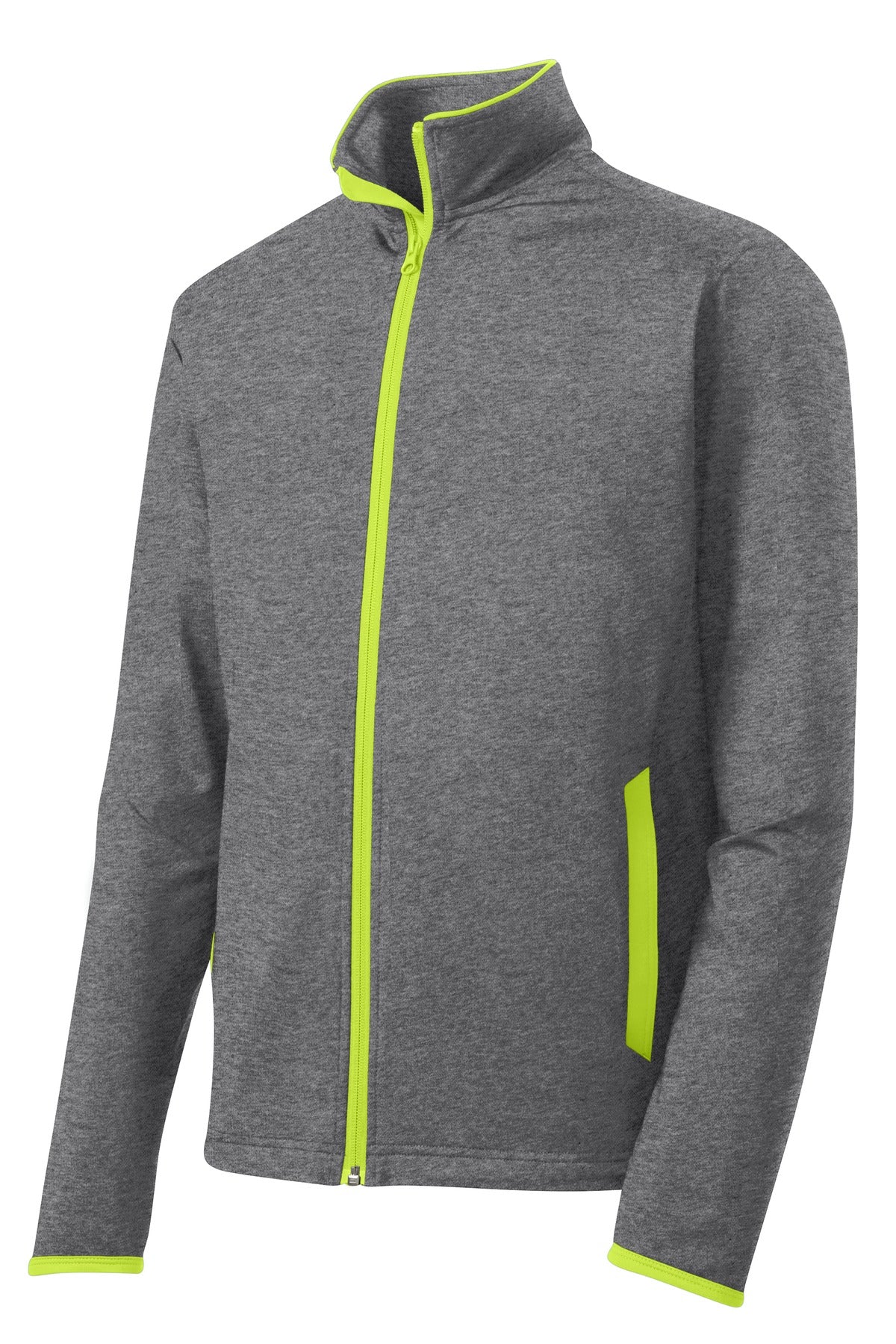 Charcoal Grey Heather/ Charge Green