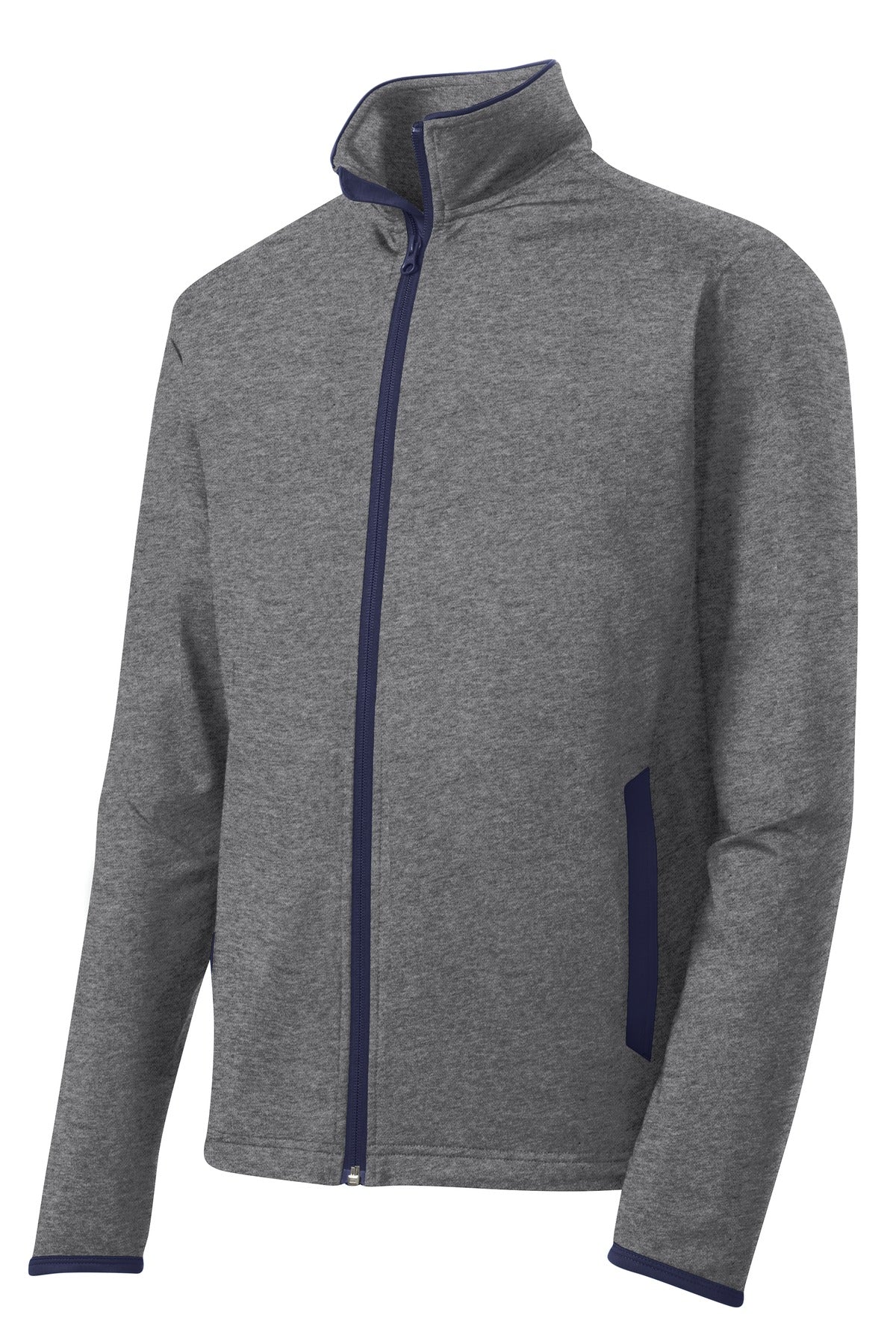 Charcoal Grey Heather/ True Navy