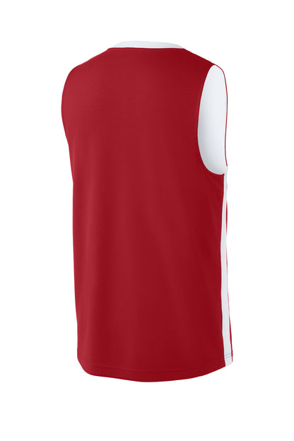 Deep Red/ White