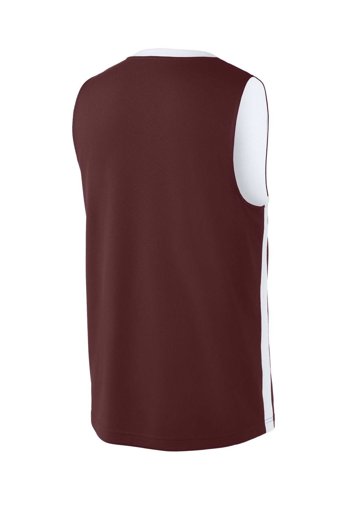Maroon/ White