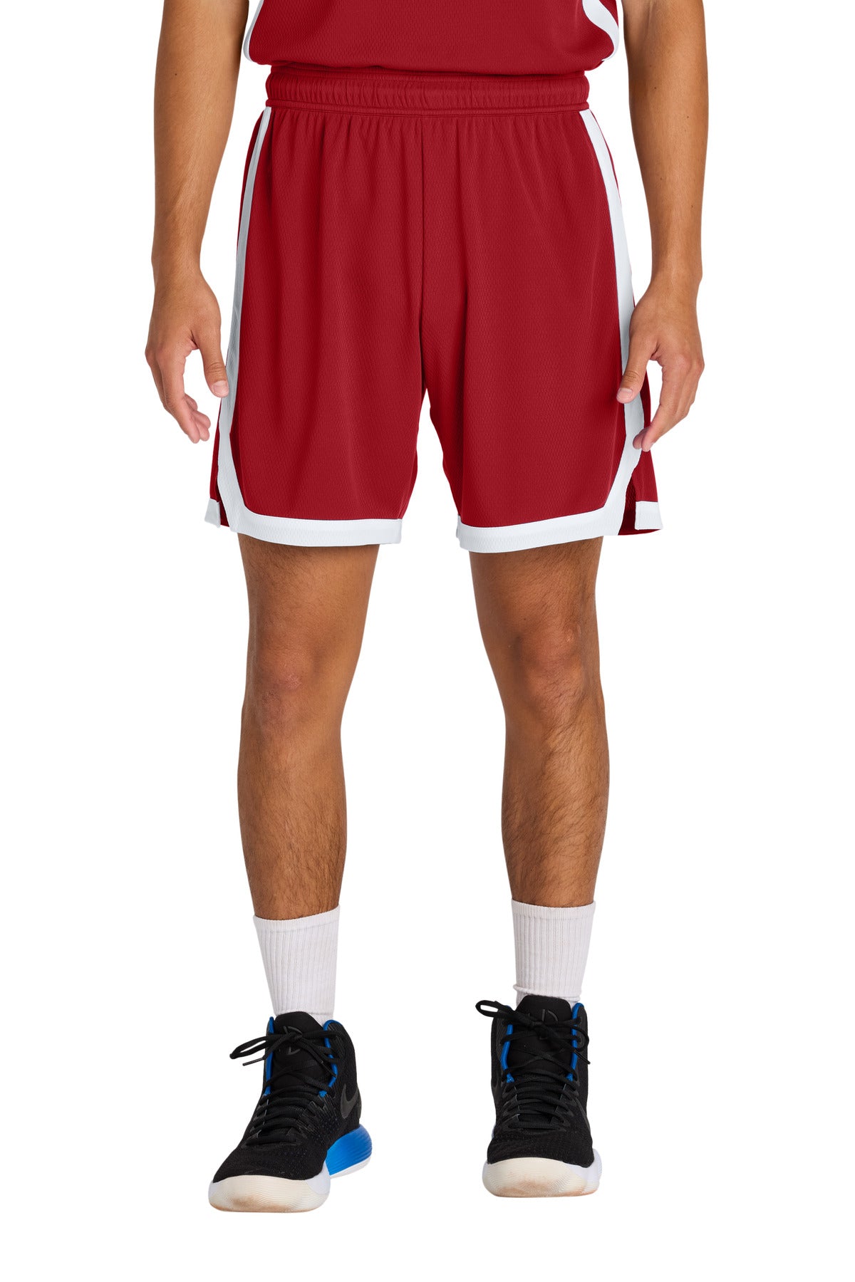 Deep Red/ White