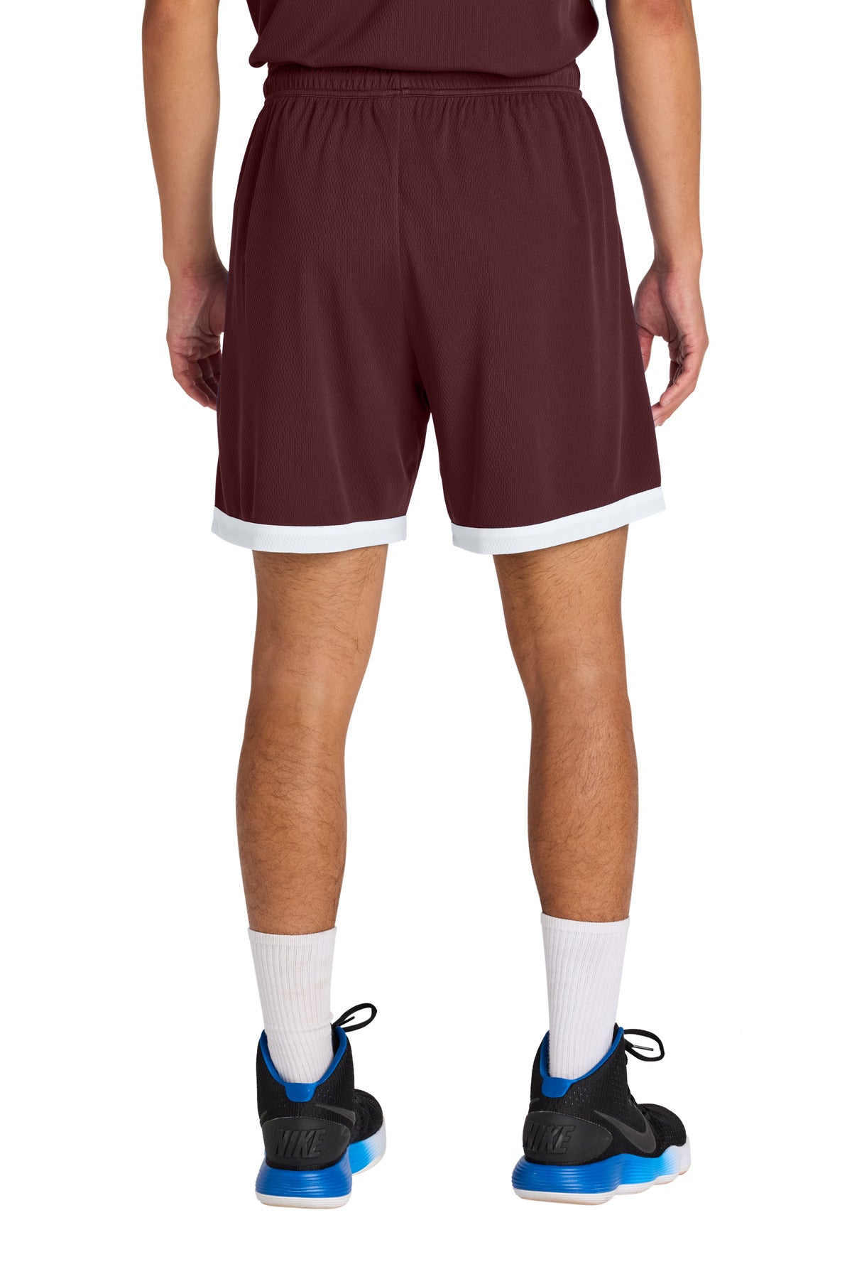 Maroon/ White