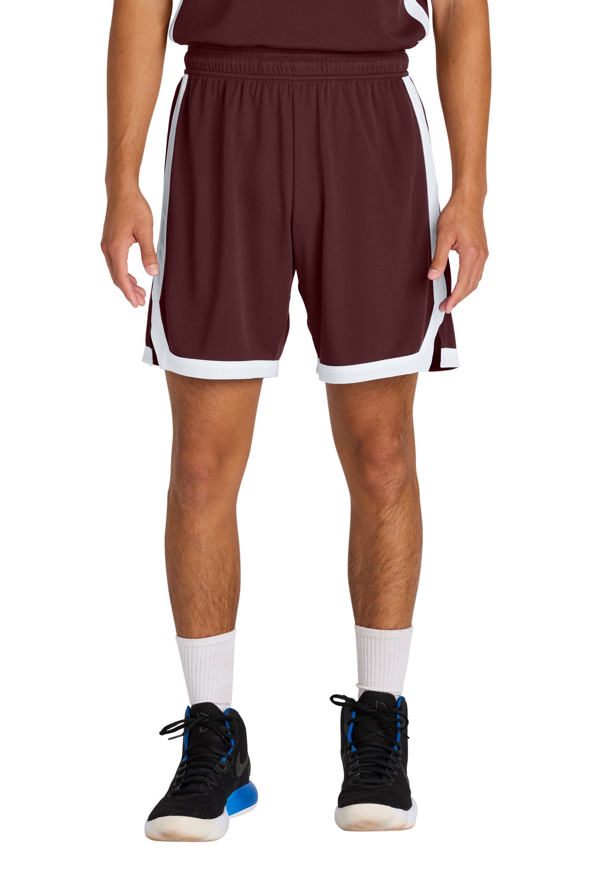 Maroon/ White