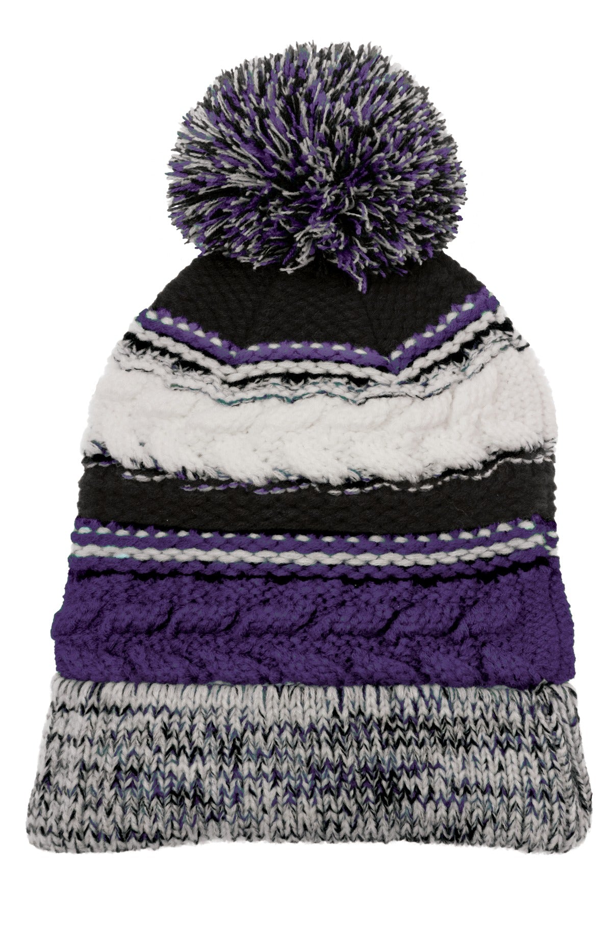 Purple/ Black/ White