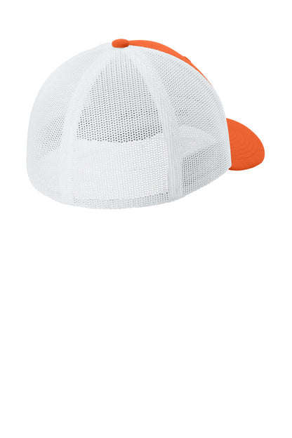 Deep Orange/ White
