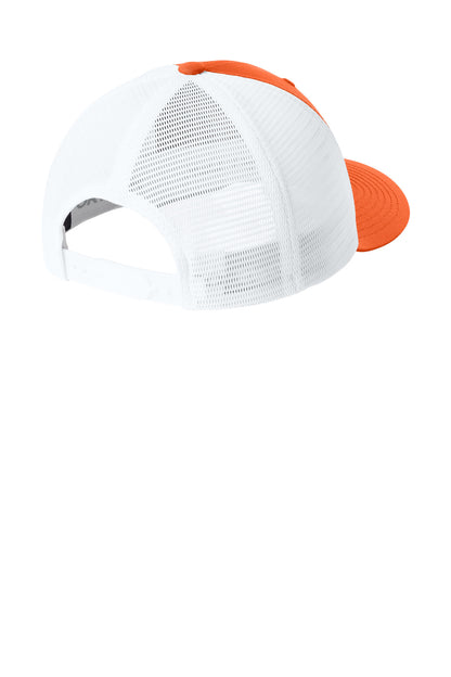 Deep Orange/ White