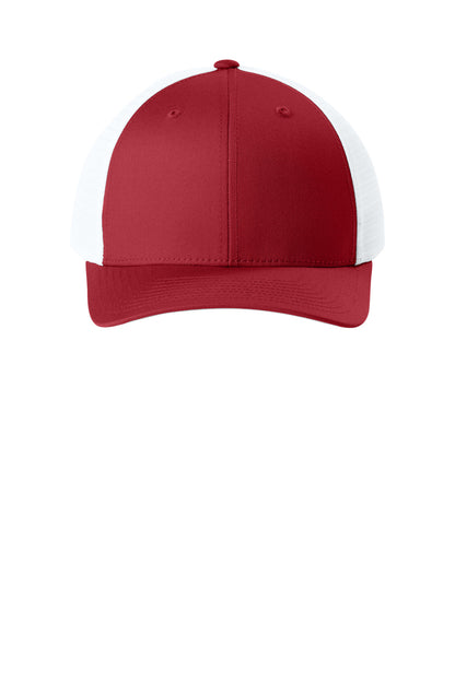 Deep Red/ White