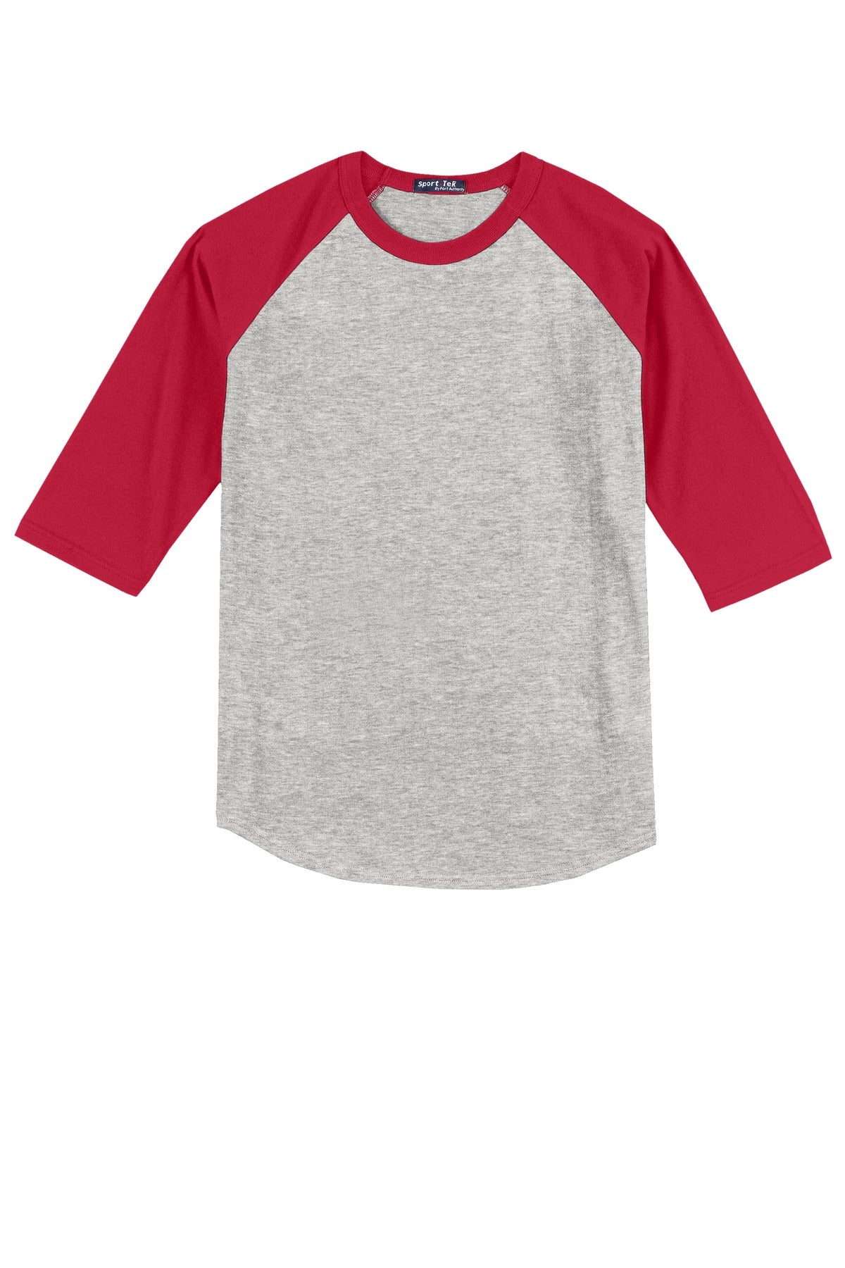 Heather Grey/ Red