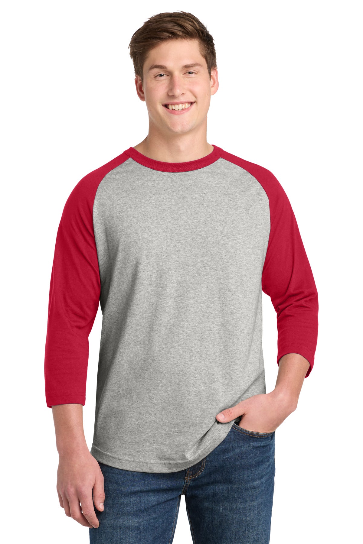 Sport-Tek Colorblock Raglan Jersey (T200)