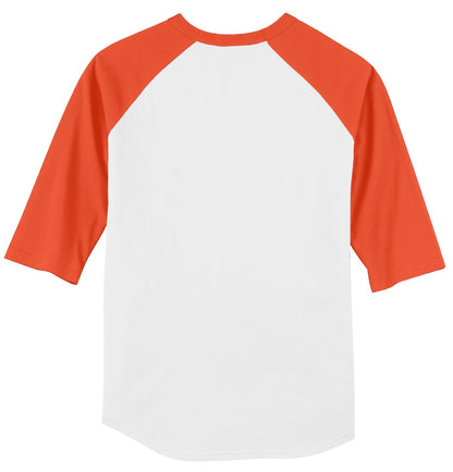 White/ Deep Orange