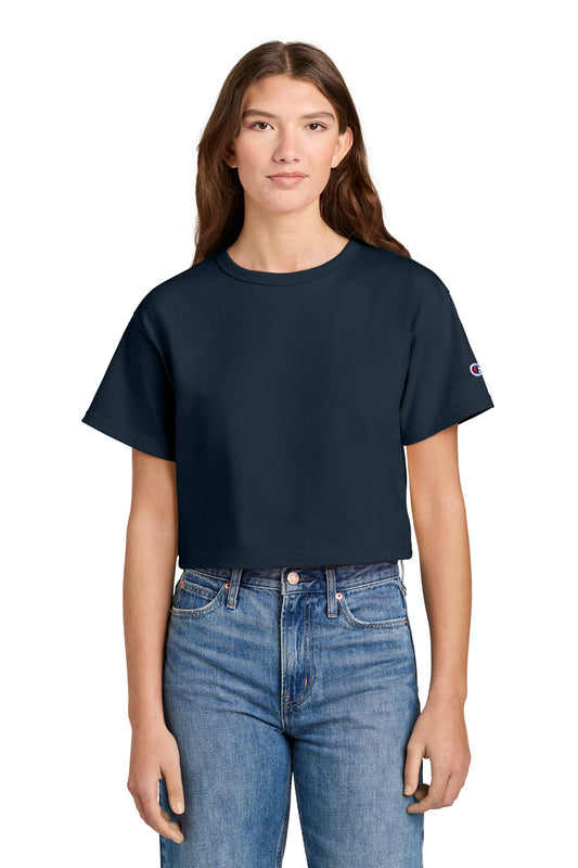 Champion Women's Cropped Heritage Tee (T453W)