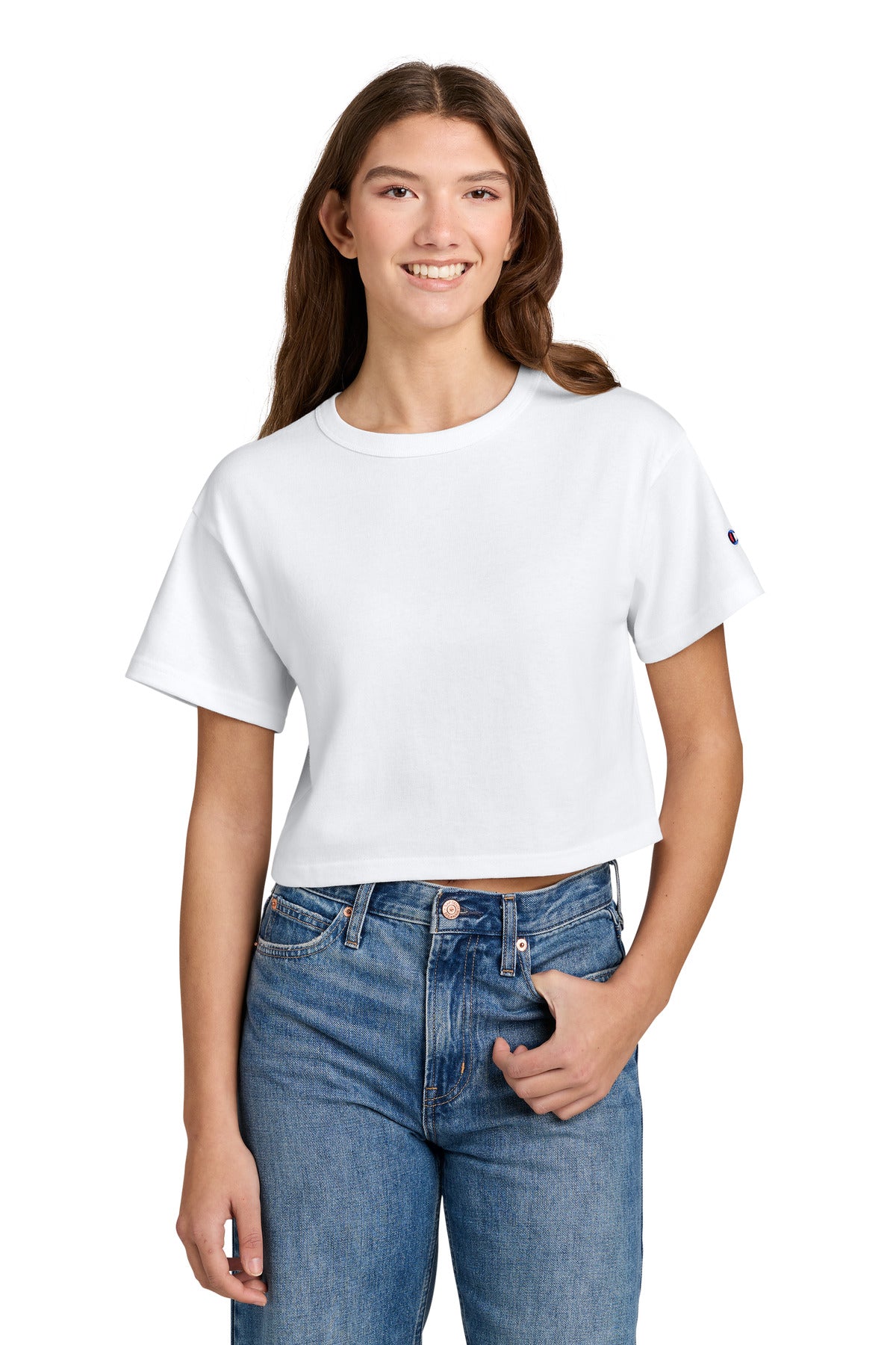 Camiseta corta Champion Heritage para mujer (T453W)