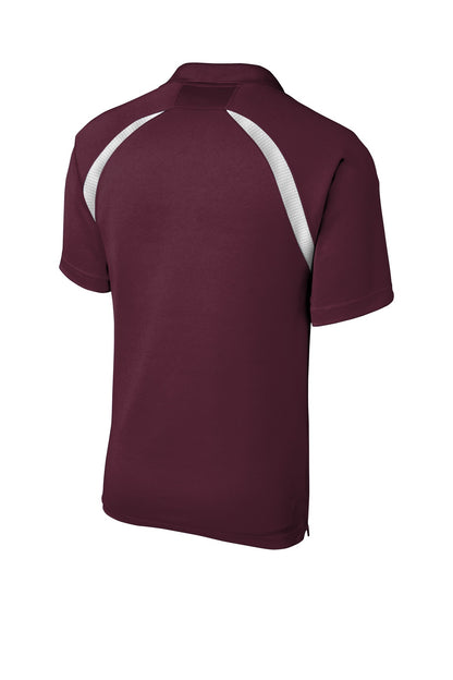 Maroon/ White