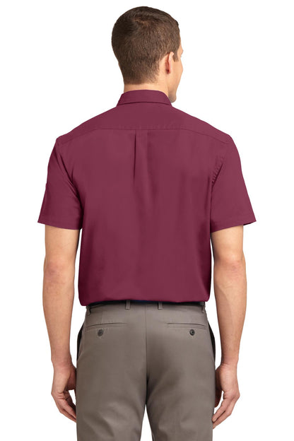 Burgundy/ Light Stone