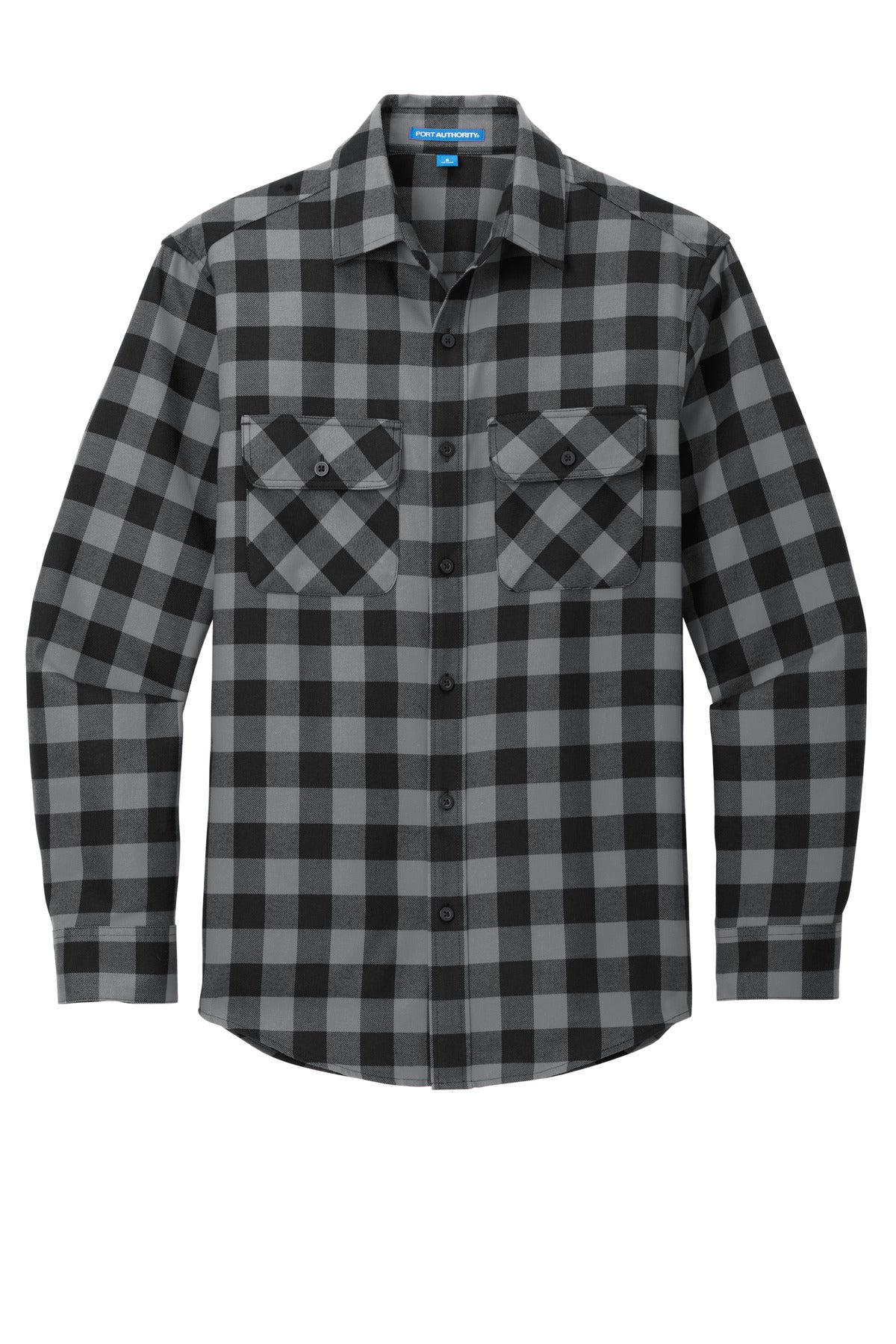 Grey/ Black Buffalo Check