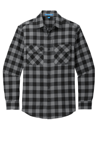 Grey/ Black Buffalo Check