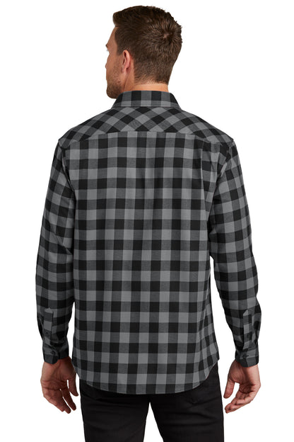 Grey/ Black Buffalo Check