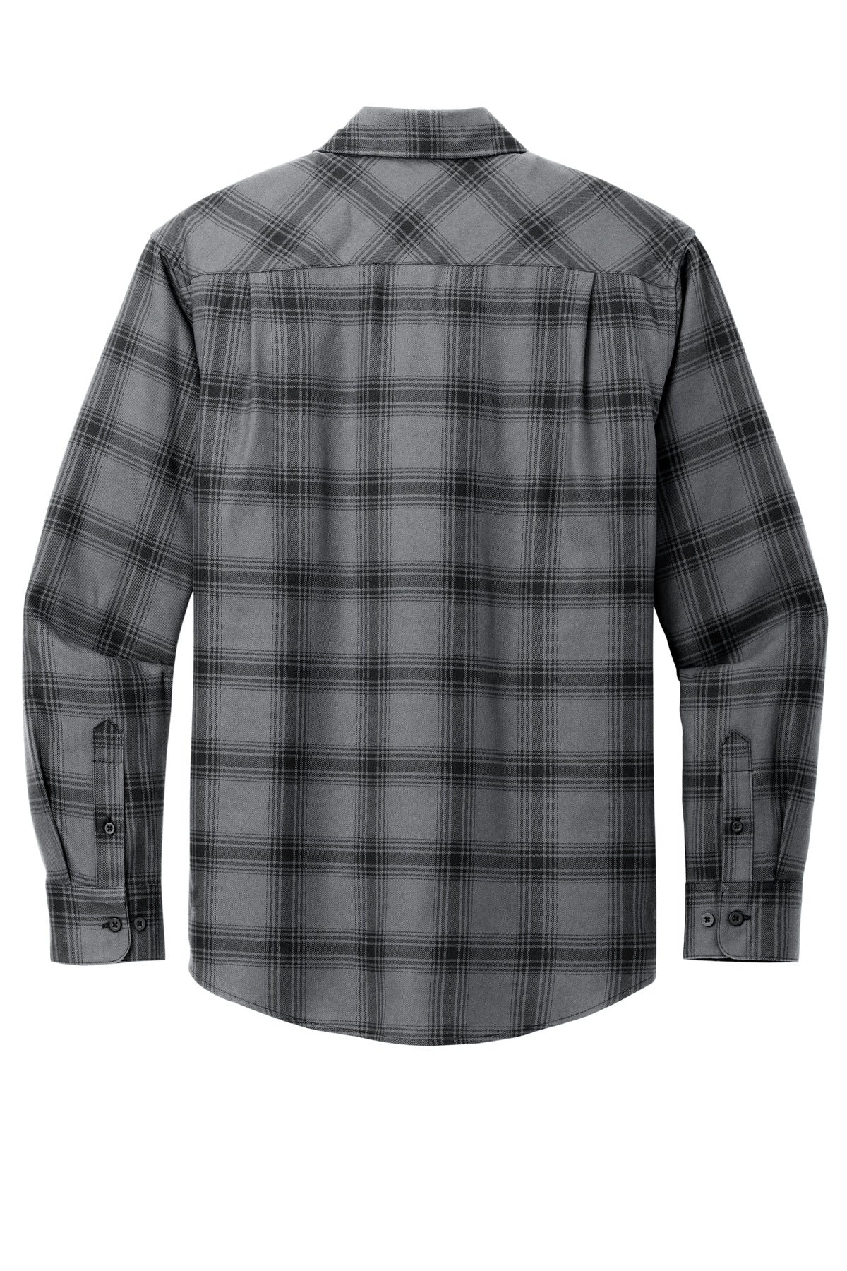 Grey/ Black Open Plaid