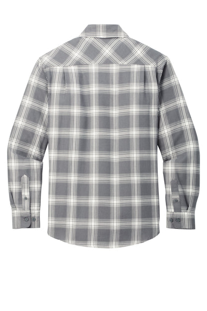 Grey/ Cream Open Plaid