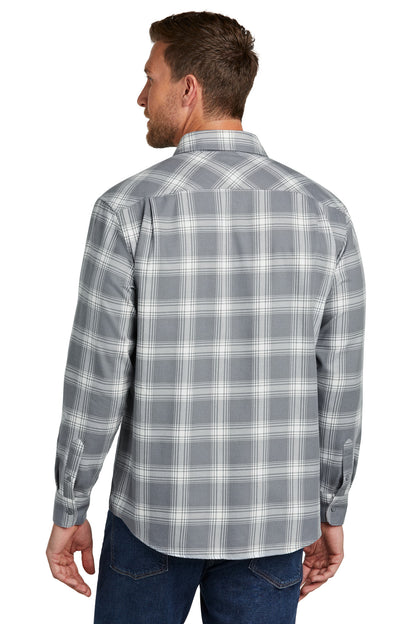 Grey/ Cream Open Plaid