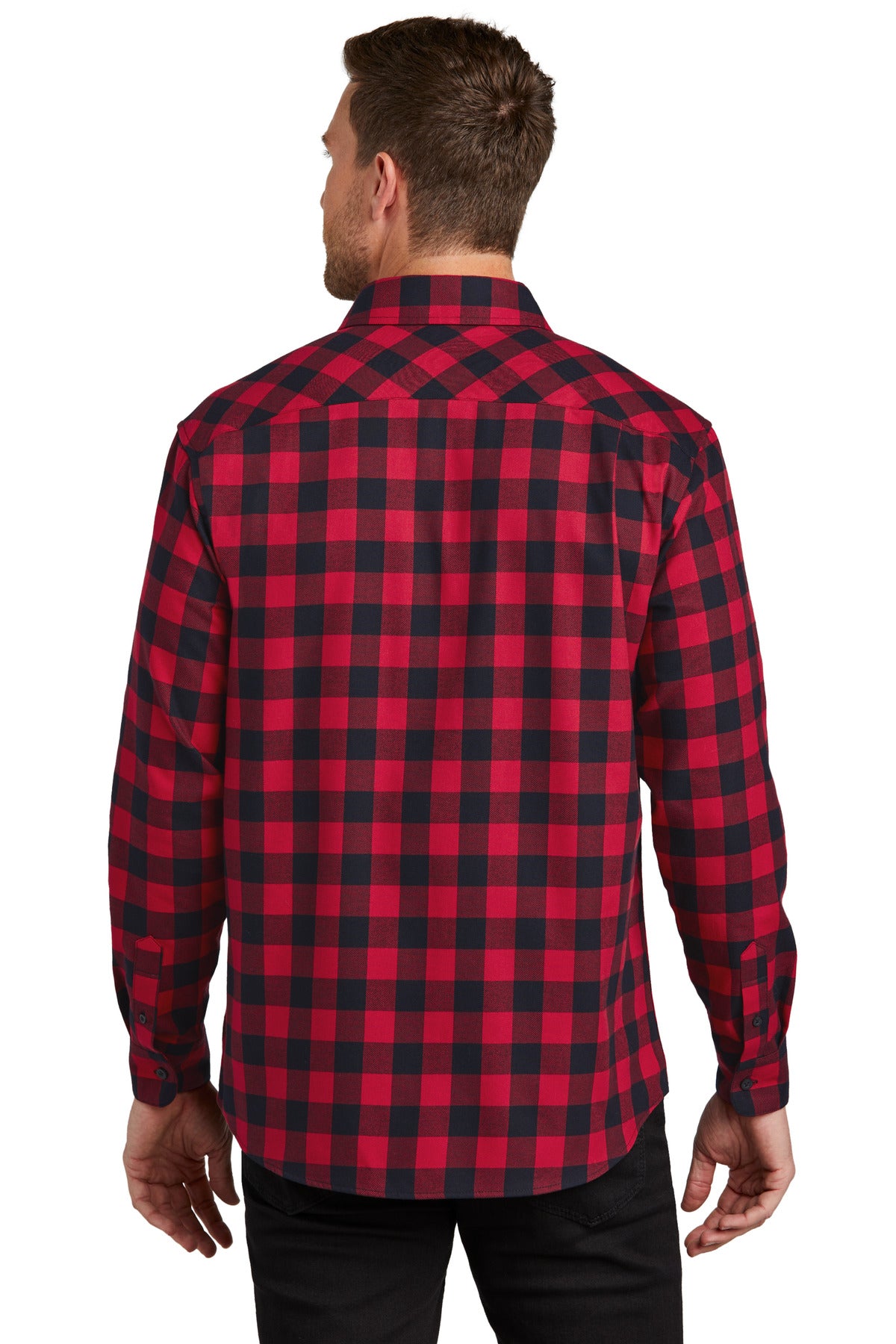Red/ Black Buffalo Check