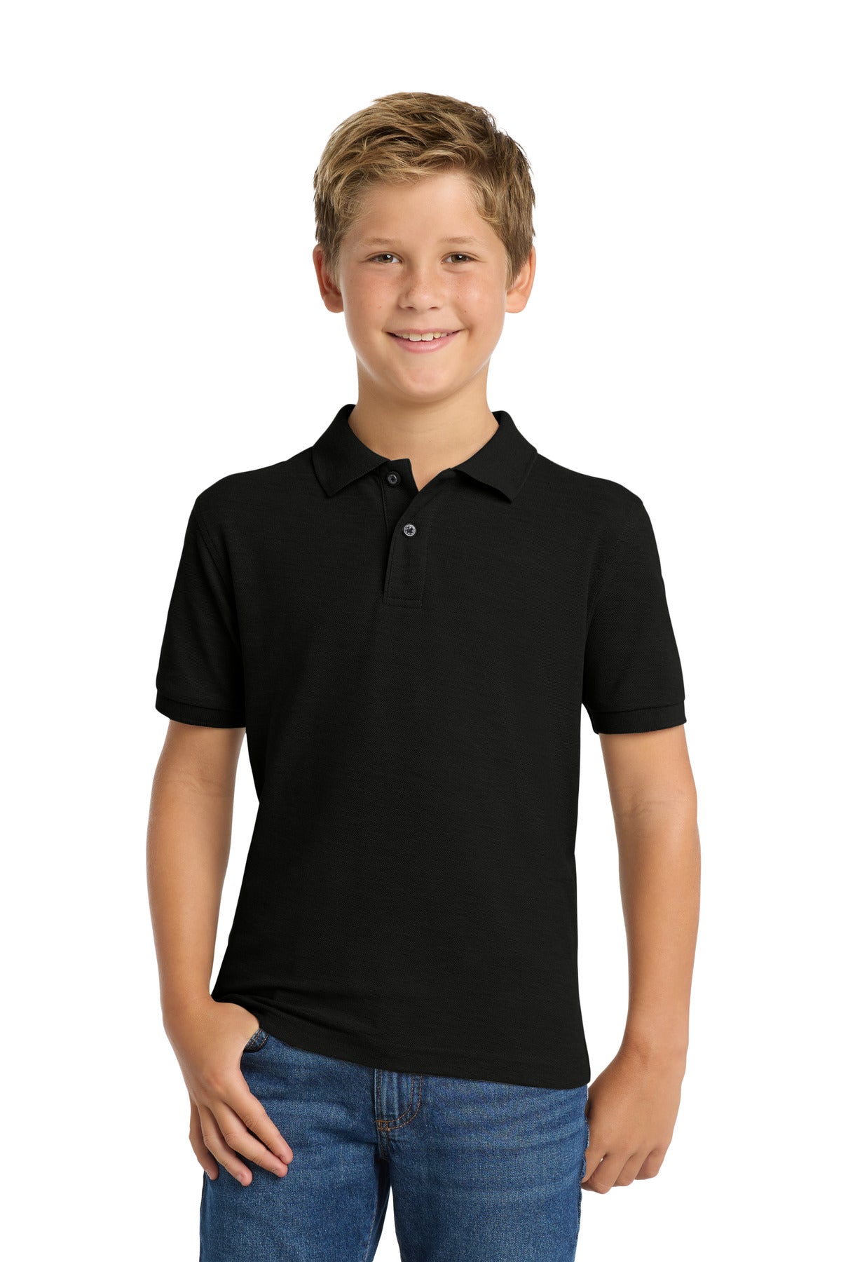 Polo juvenil Silk Touch™ de Port Authority (Y500)