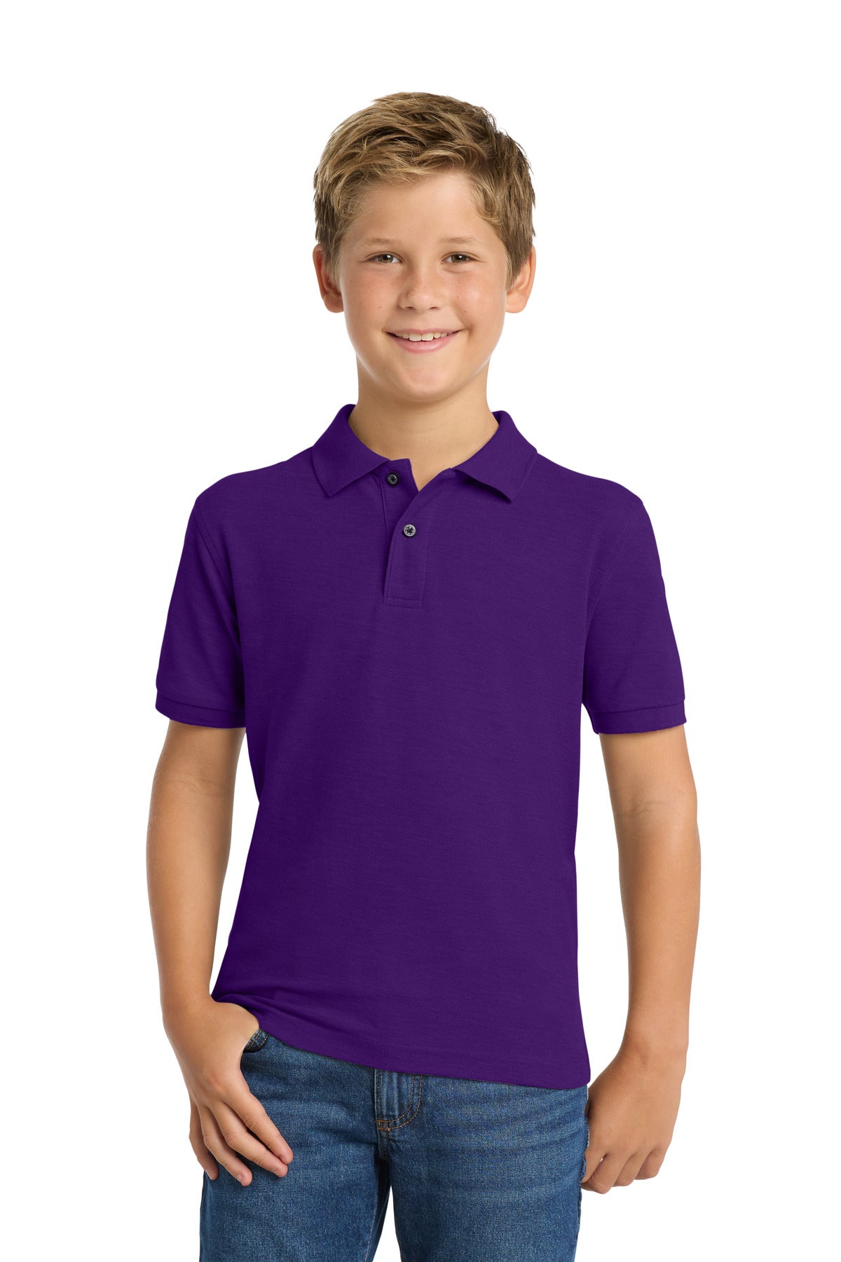 Polo juvenil Silk Touch™ de Port Authority (Y500)