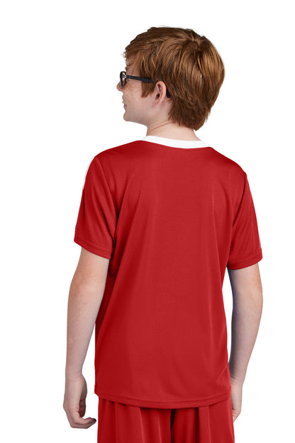 Deep Red/ White