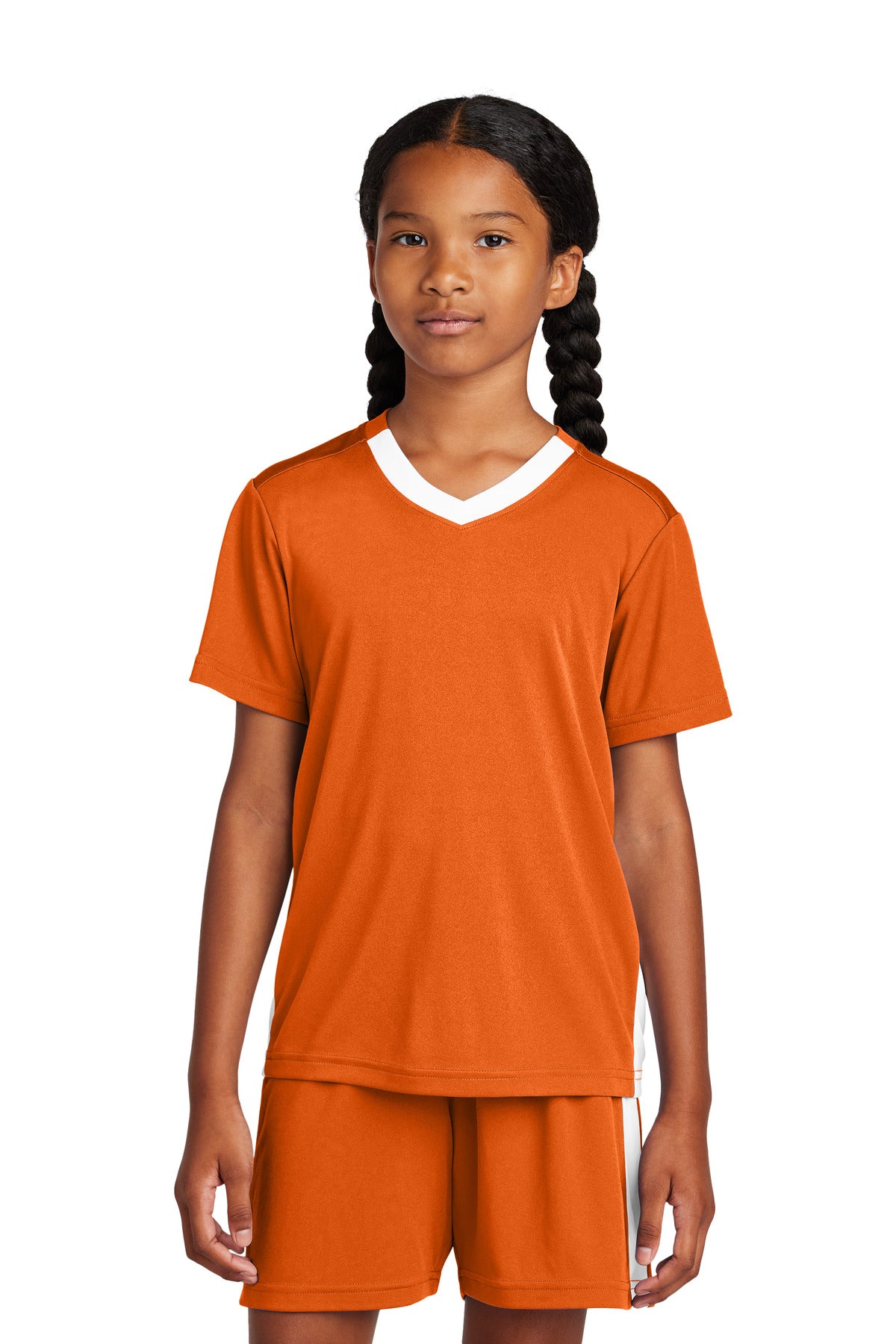 Deep Orange/ White