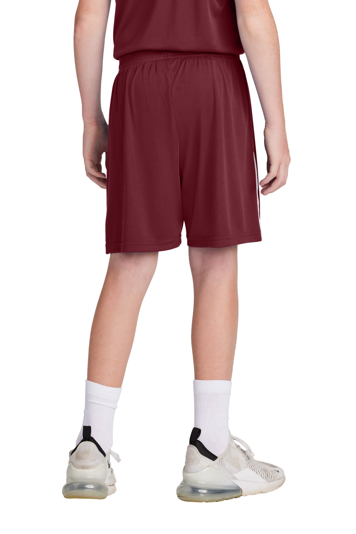 Maroon/ White