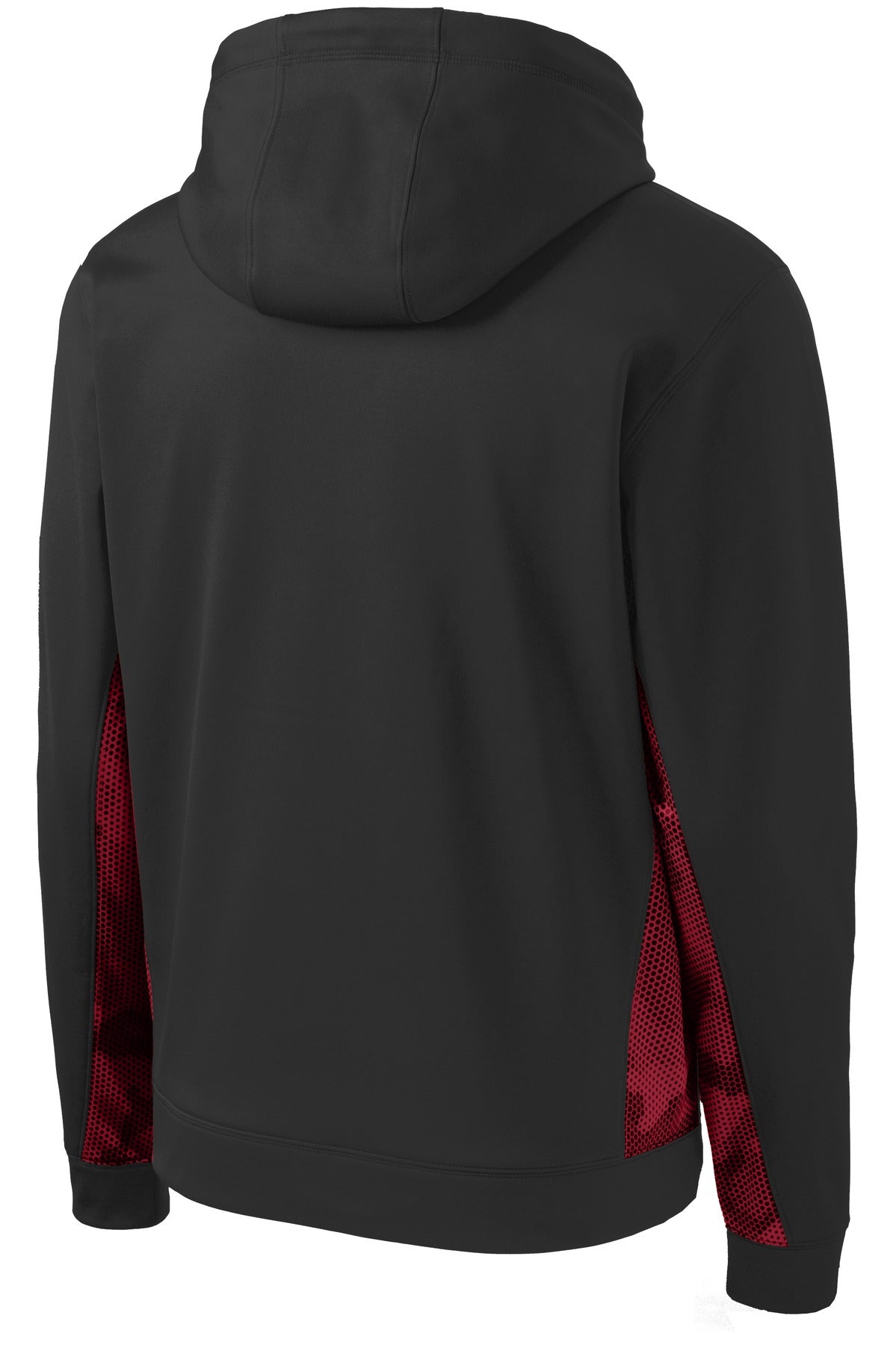 Black/ Deep Red