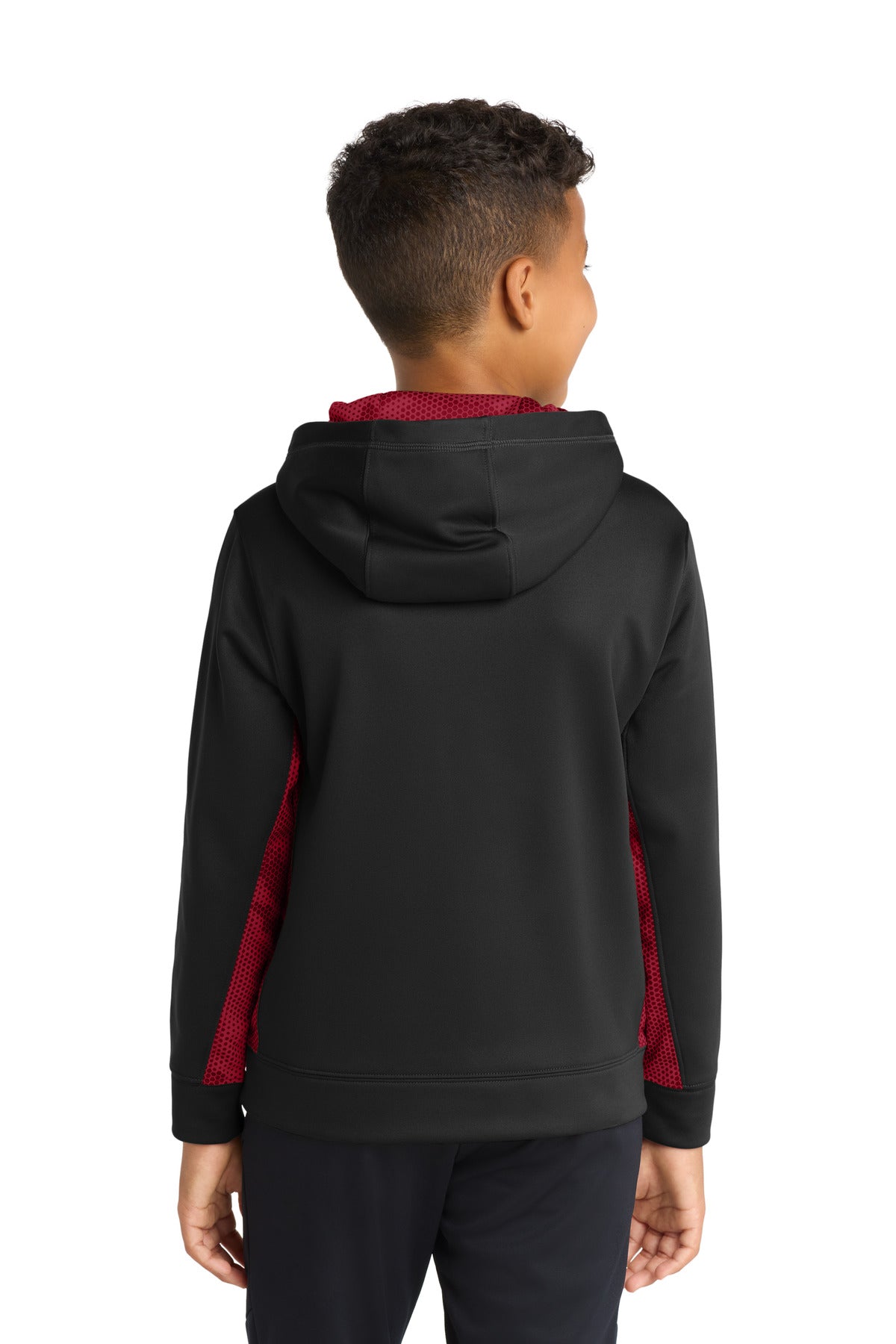 Black/ Deep Red