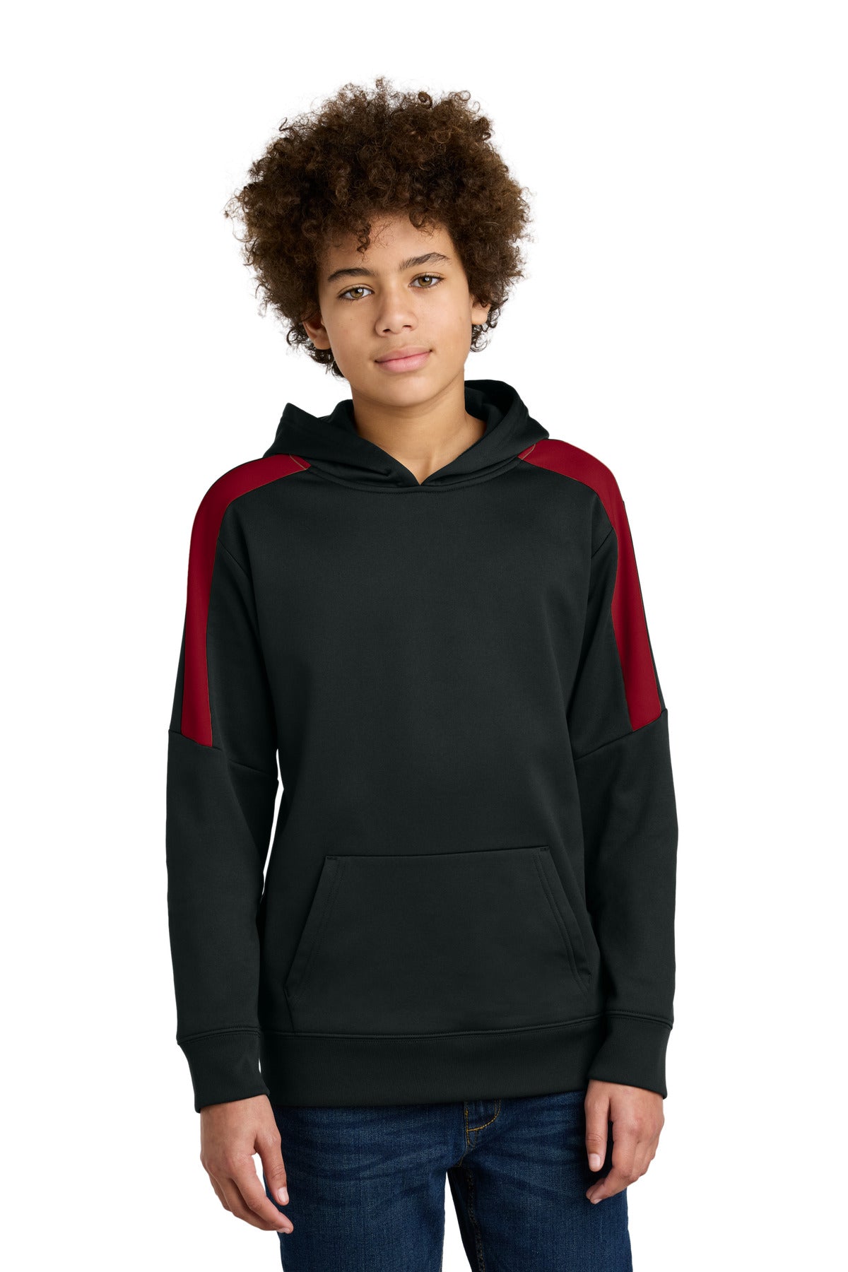 Sport-Tek Youth Sport-Wick Fleece United Pullover Hoodie (YST255)