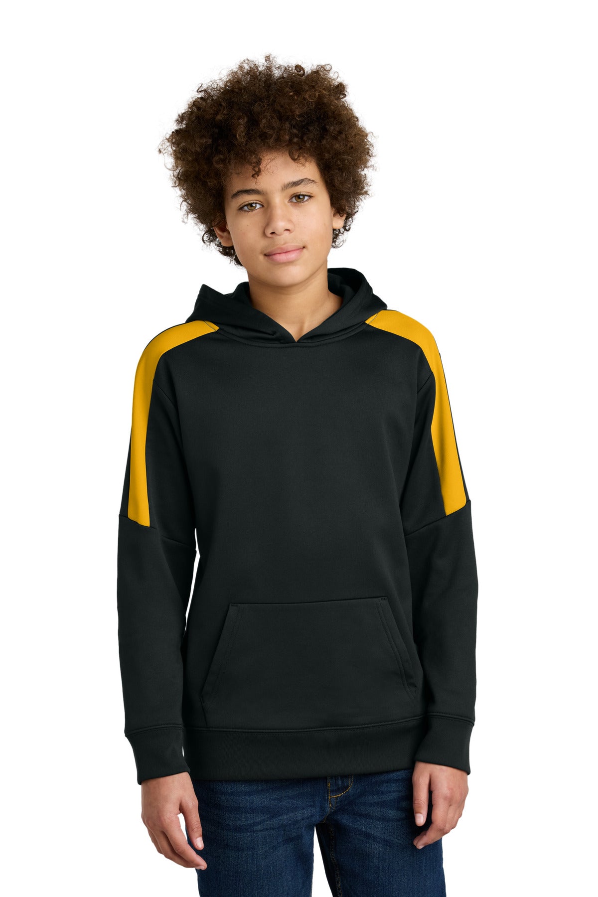 Sport-Tek Youth Sport-Wick Fleece United Pullover Hoodie (YST255)