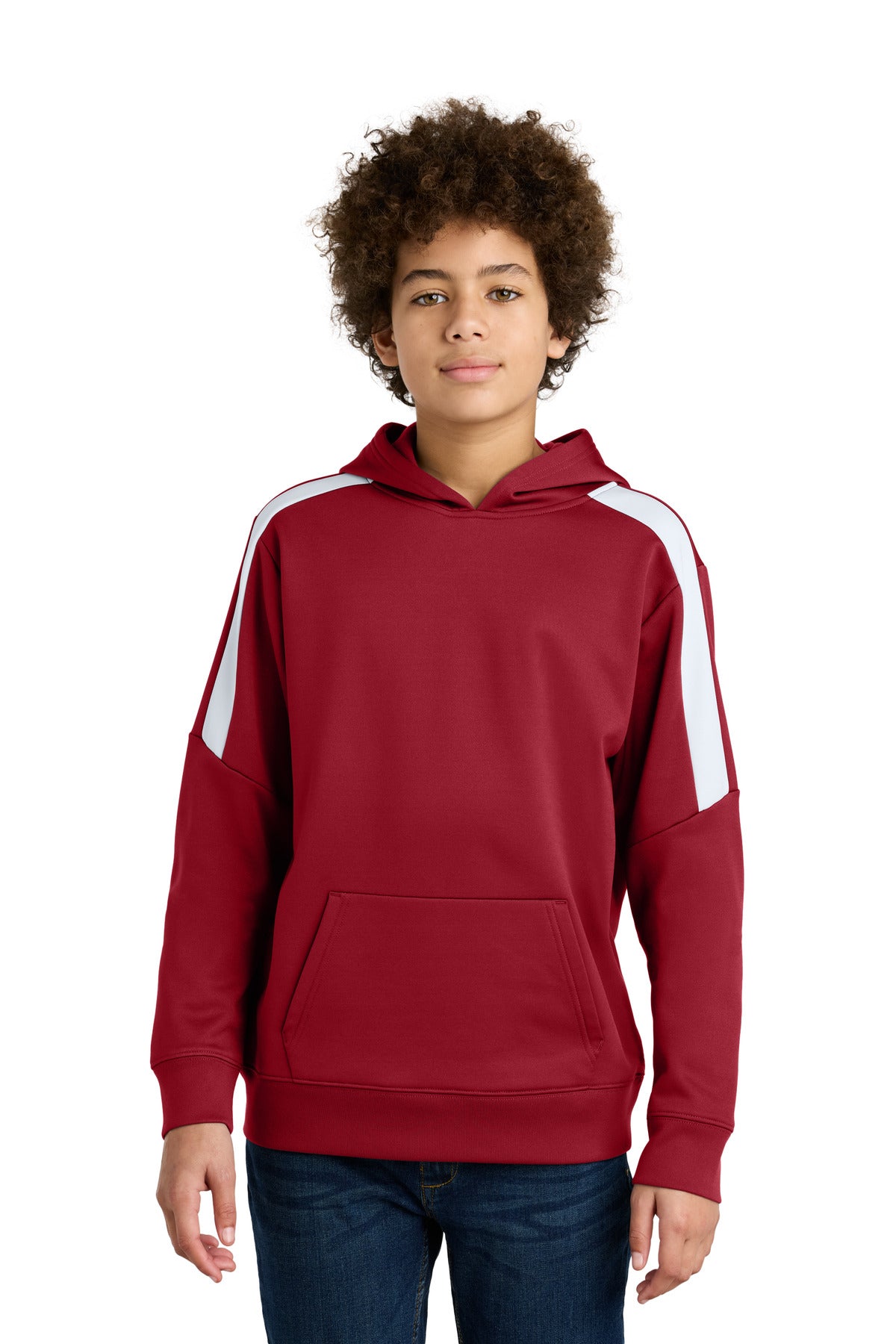 Sport-Tek Youth Sport-Wick Fleece United Pullover Hoodie (YST255)