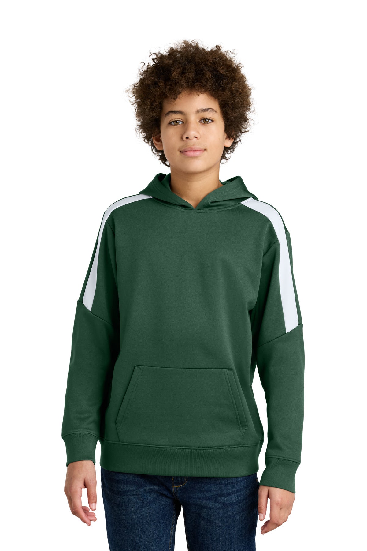 Sport-Tek Youth Sport-Wick Fleece United Pullover Hoodie (YST255)