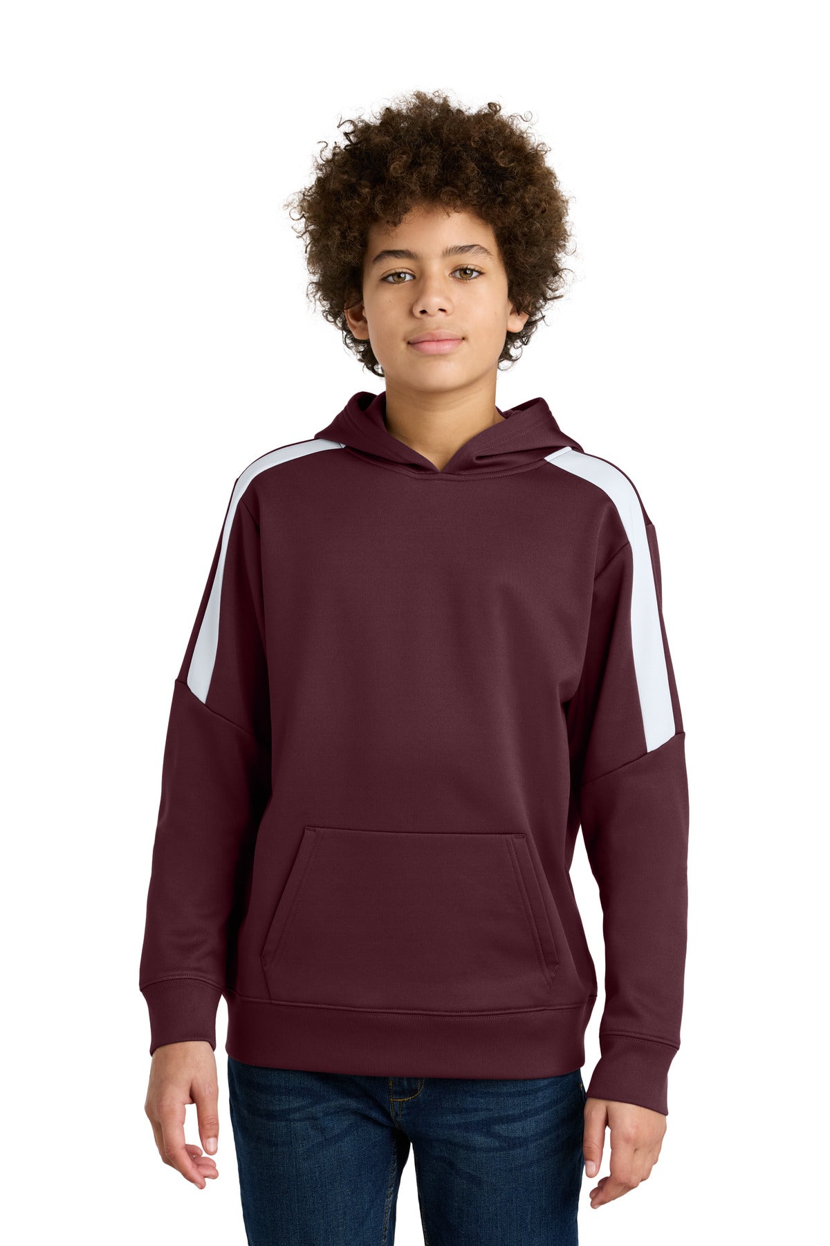 Sport-Tek Youth Sport-Wick Fleece United Pullover Hoodie (YST255)