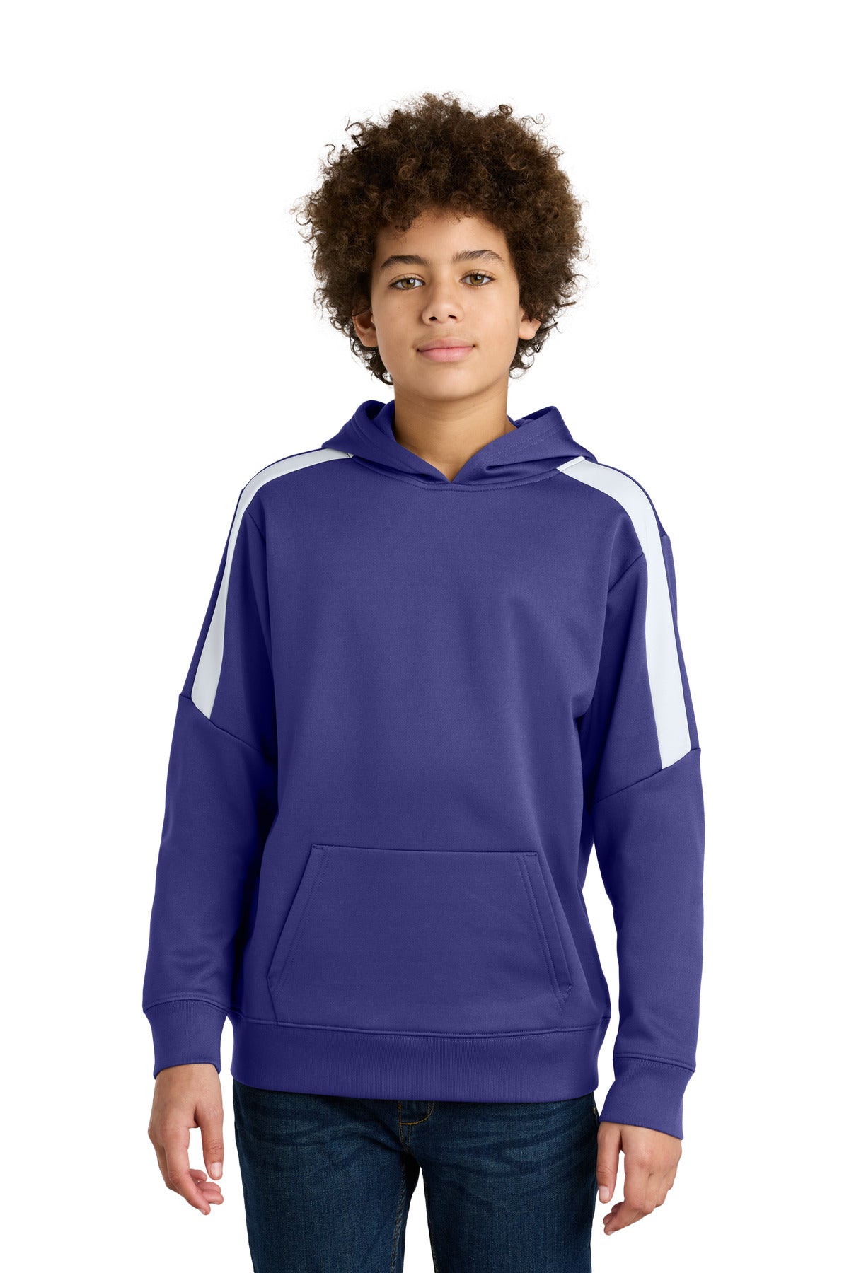Sport-Tek Youth Sport-Wick Fleece United Pullover Hoodie (YST255)