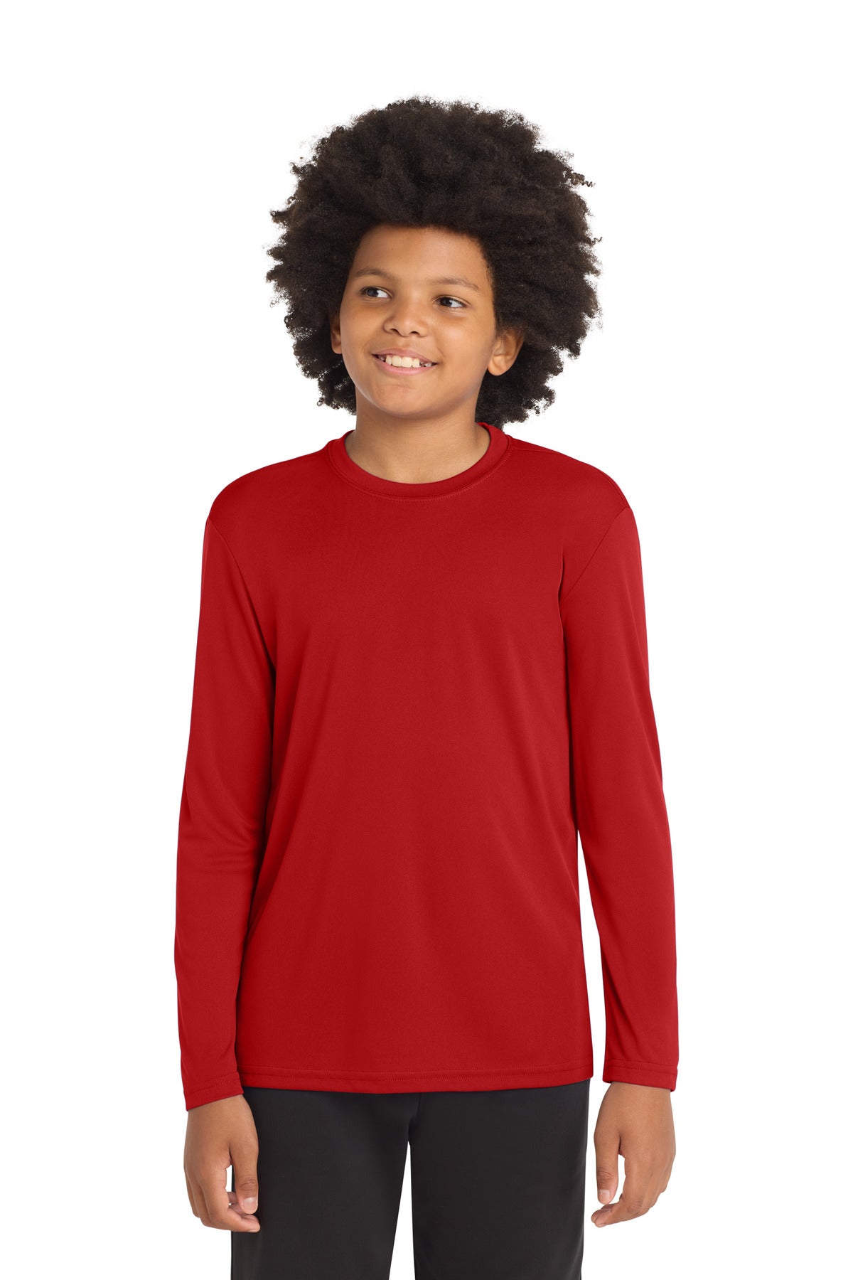 Camiseta juvenil de manga larga PosiCharge Competitor™ de Sport-Tek (YST350LS)