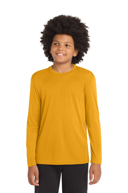 Camiseta juvenil de manga larga PosiCharge Competitor™ de Sport-Tek (YST350LS)