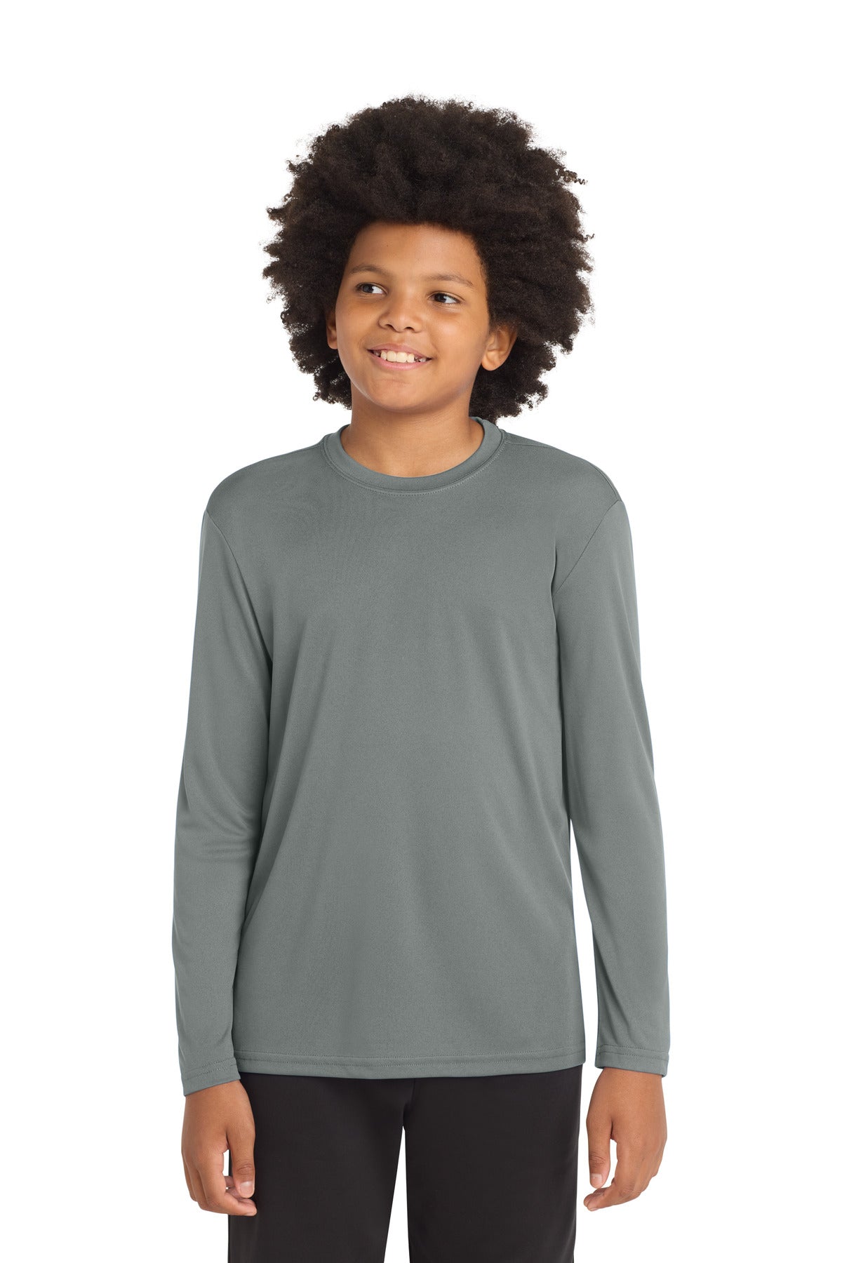 Camiseta juvenil de manga larga PosiCharge Competitor™ de Sport-Tek (YST350LS)