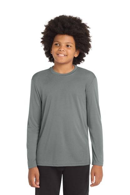 Camiseta juvenil de manga larga PosiCharge Competitor™ de Sport-Tek (YST350LS)