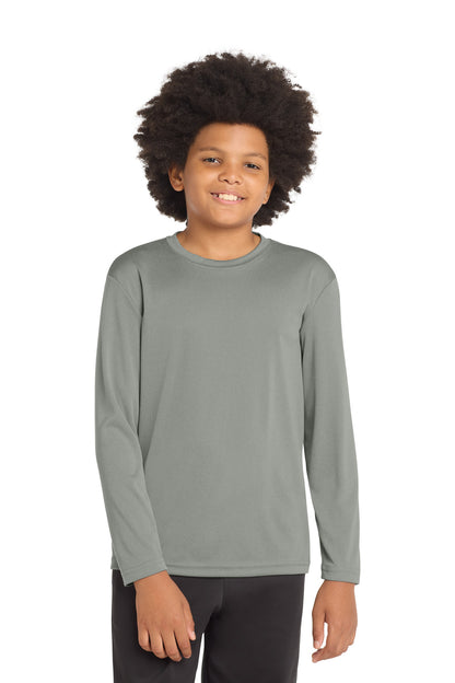 Camiseta juvenil de manga larga PosiCharge Competitor™ de Sport-Tek (YST350LS)