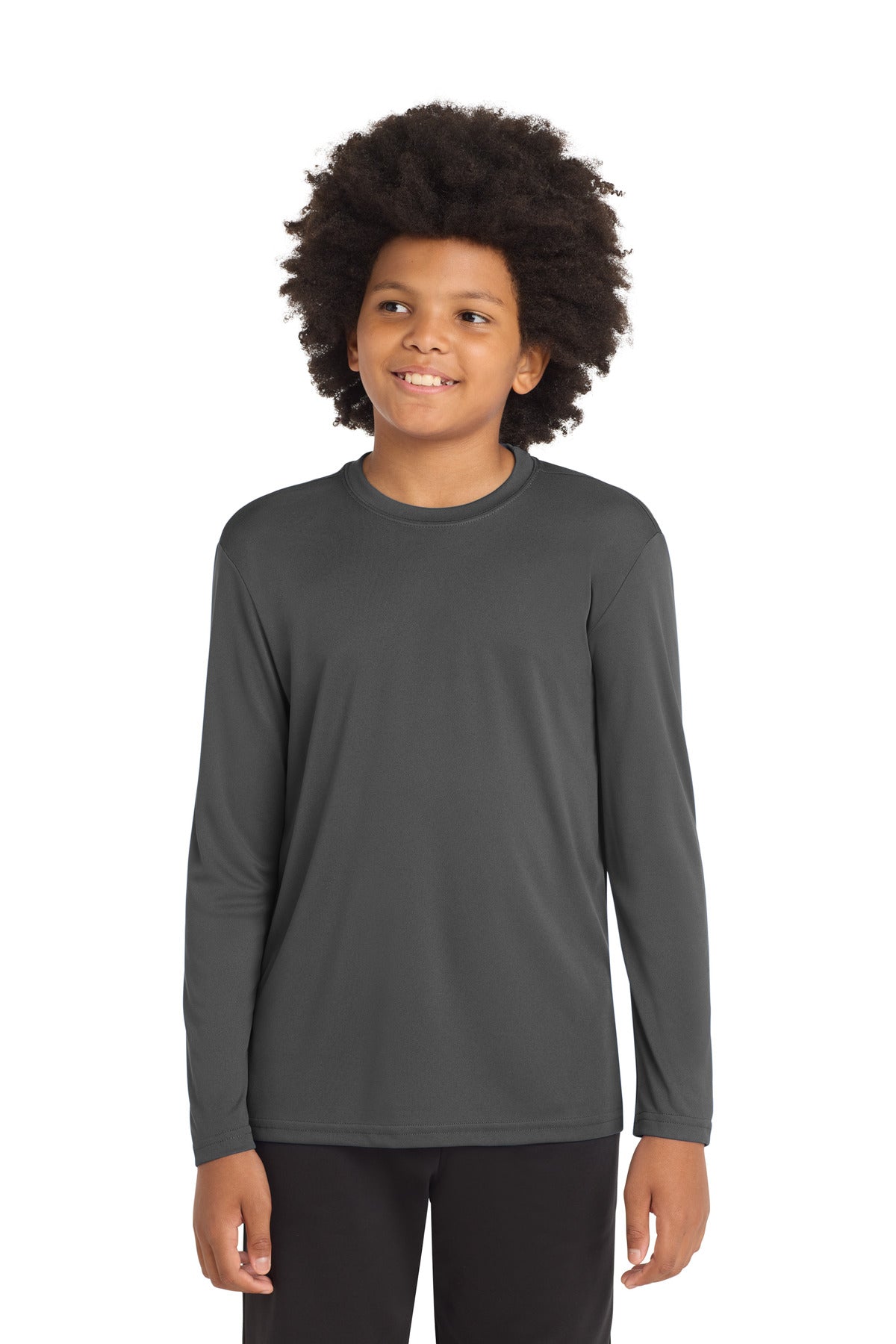 Camiseta juvenil de manga larga PosiCharge Competitor™ de Sport-Tek (YST350LS)