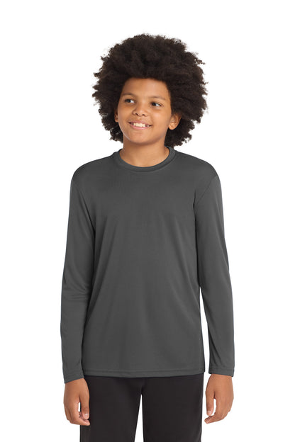 Camiseta juvenil de manga larga PosiCharge Competitor™ de Sport-Tek (YST350LS)