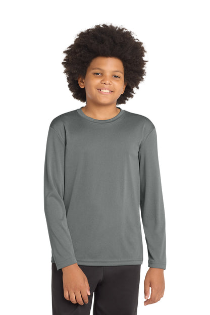 Camiseta juvenil de manga larga PosiCharge Competitor™ de Sport-Tek (YST350LS)